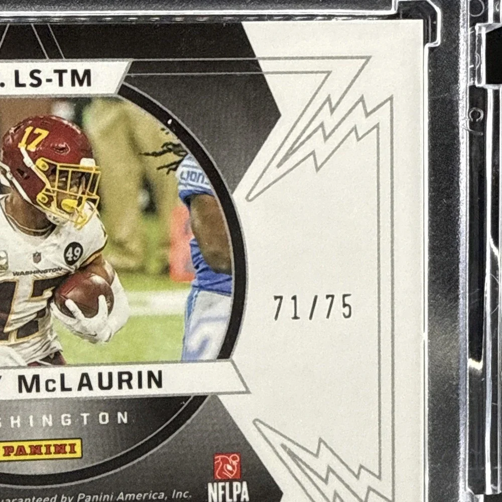 2021 Panini Obsidian - Lightning Strike Autographs Terry McLaurin #LS-TM /75